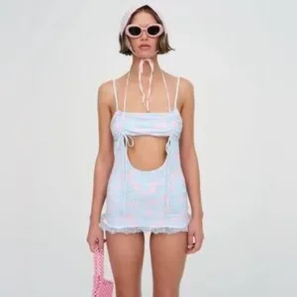 For Love And Lemons Grace Ann Swim Dress - Picture 1 of 6